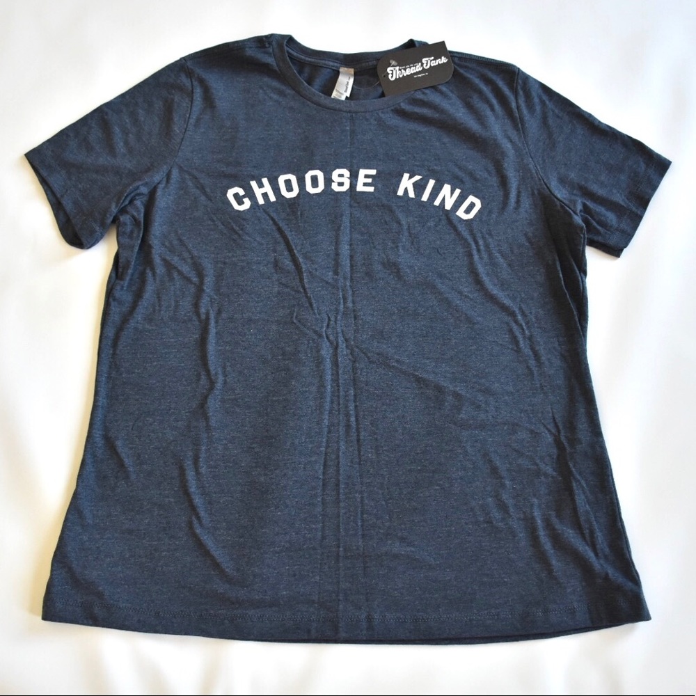 NWT Large Dark Blue Graphic T-shirt
